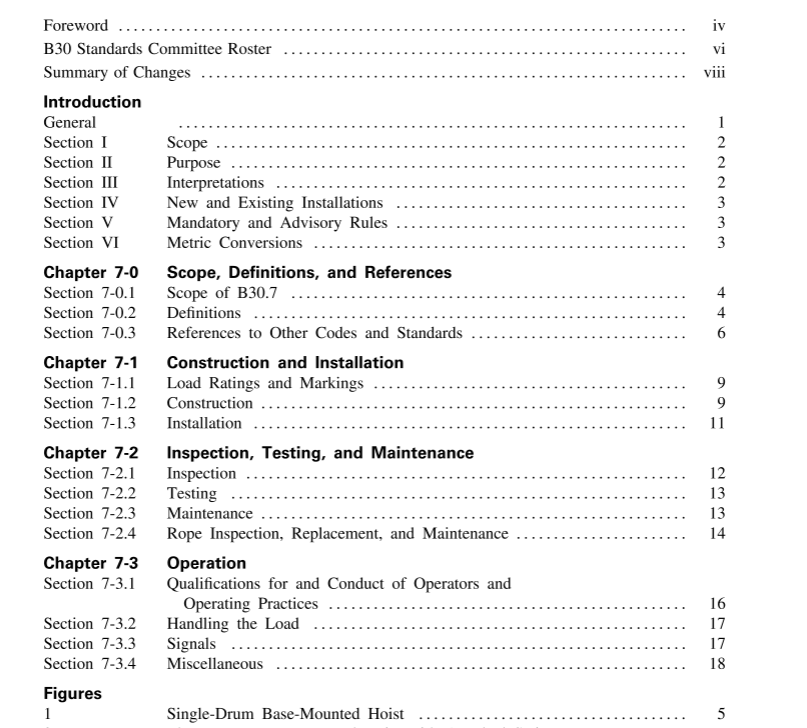 ASME B30.7-2001 pdf download